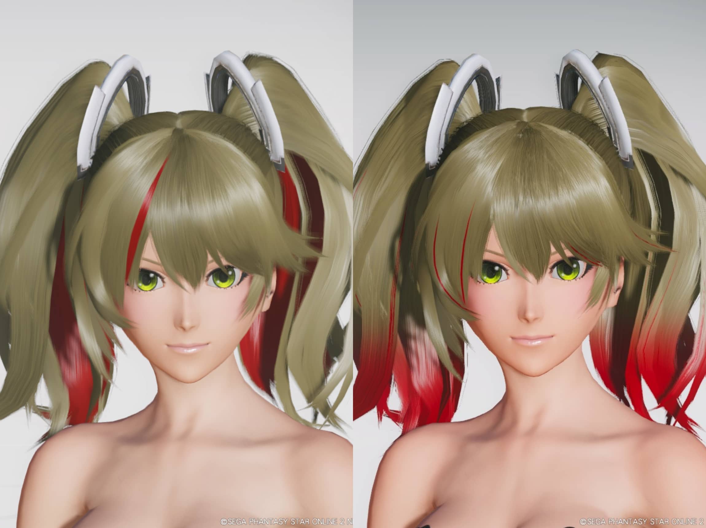 PSO2NGS】ヴァポーレヘアー、/Bの調整、装飾、レビューまとめ 
