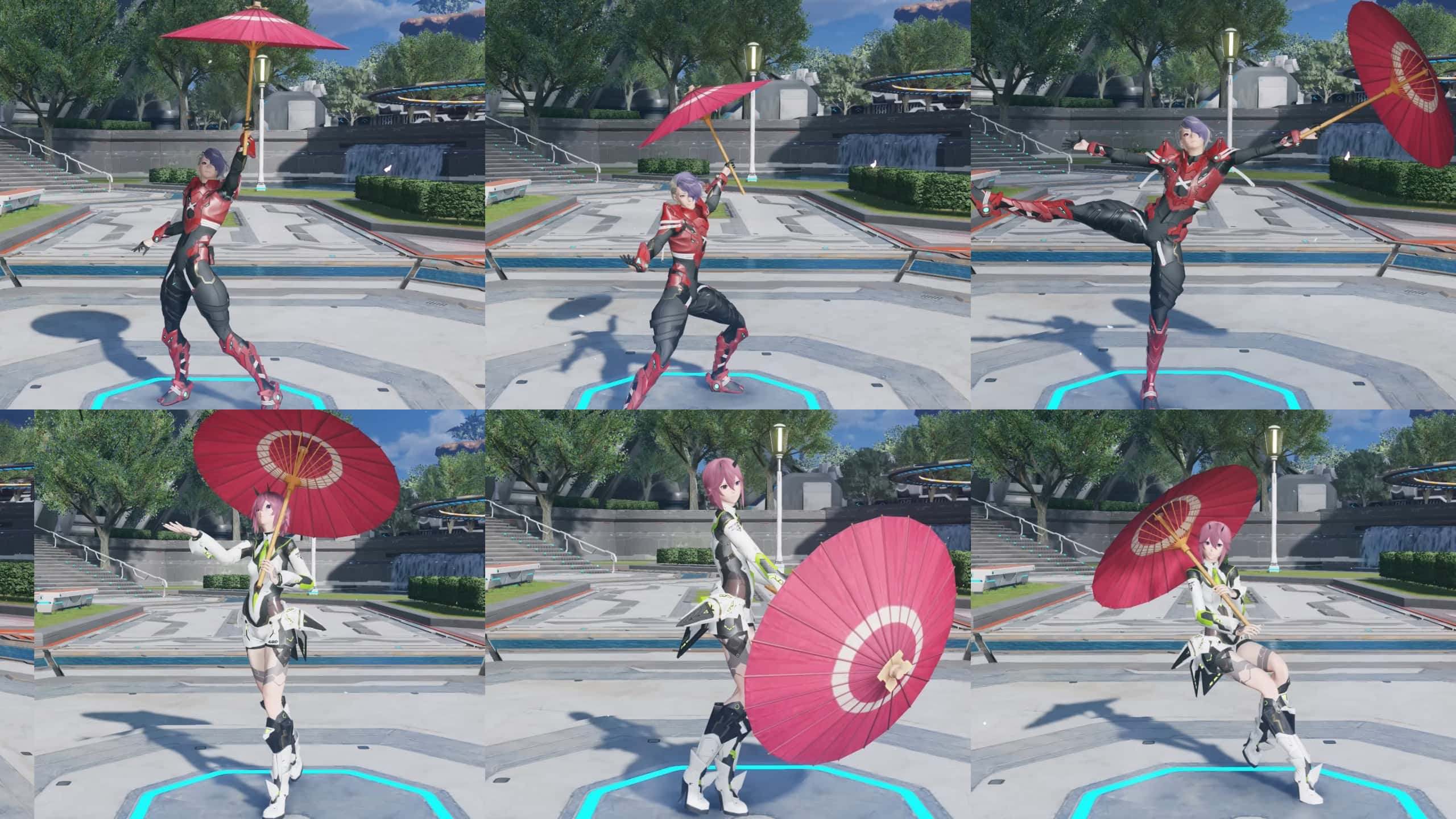 1201「番傘ポーズ2」