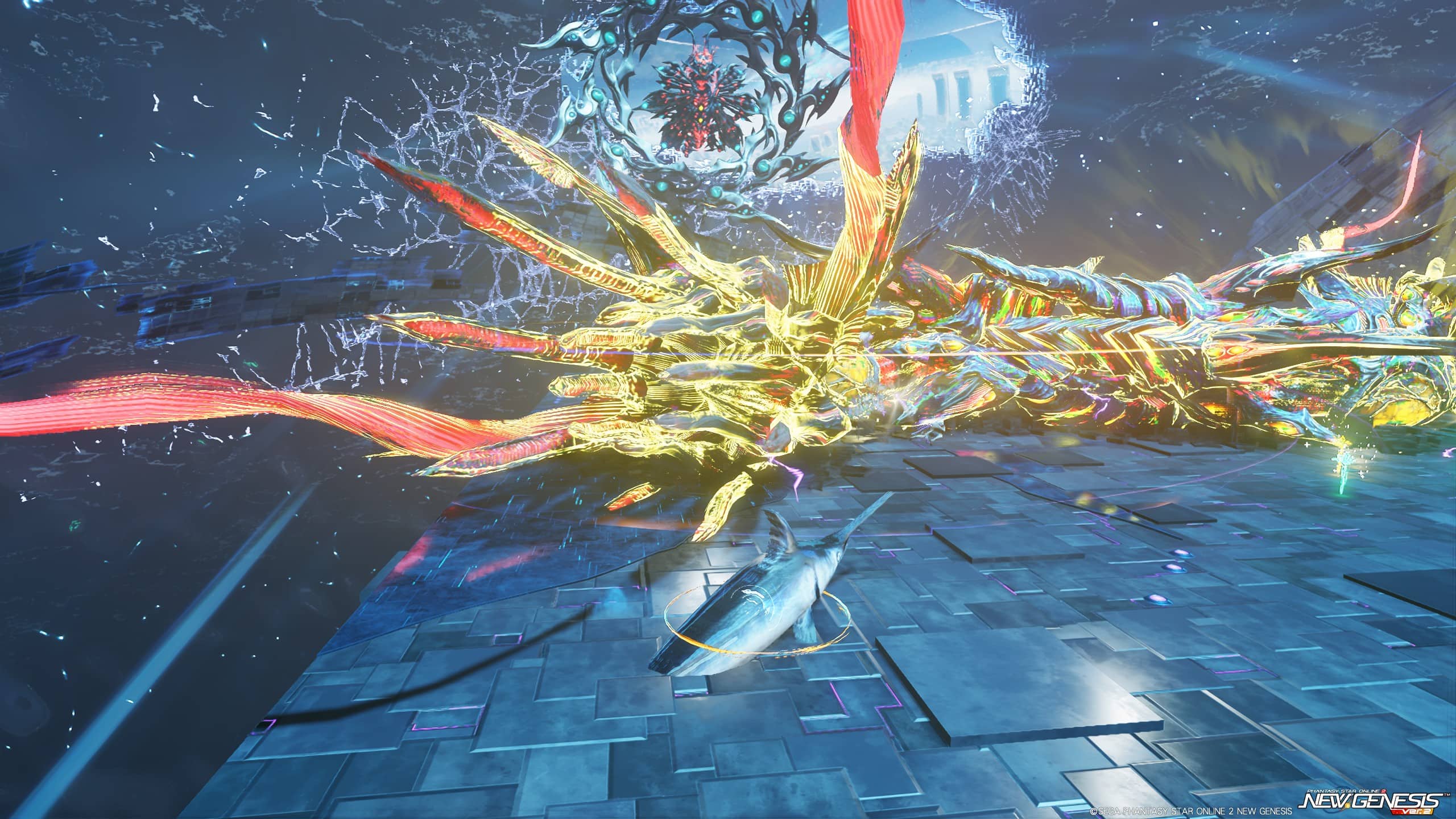 DFヴァエル第1形態_光属性で短時間ダウンあり