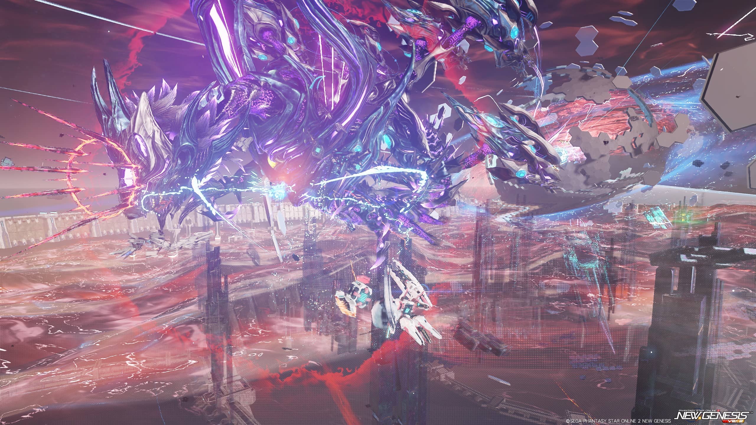 DFヴァエル第2形態_約HP20%以下で演出入り、ガード不可の攻撃パターン追加