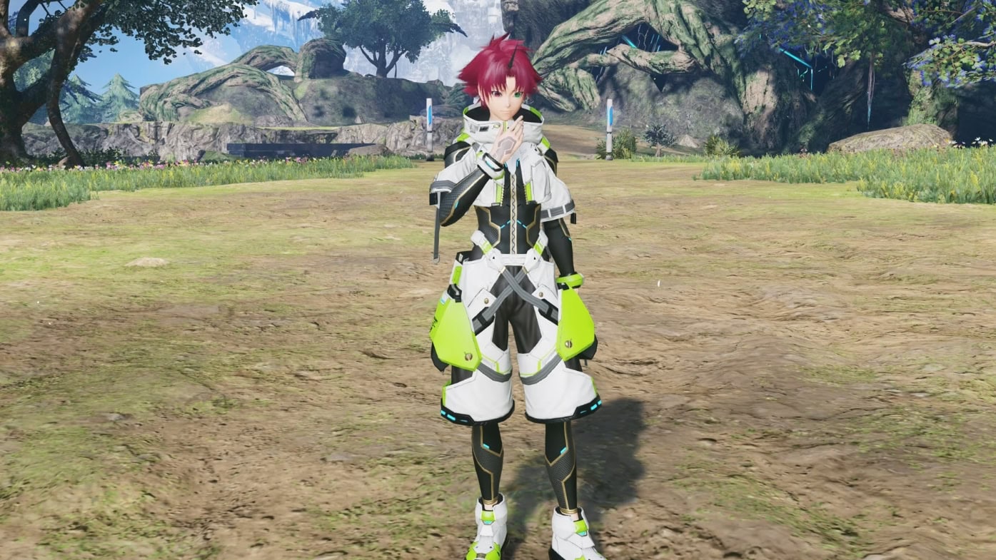 Mo「待機：顎をなでる」