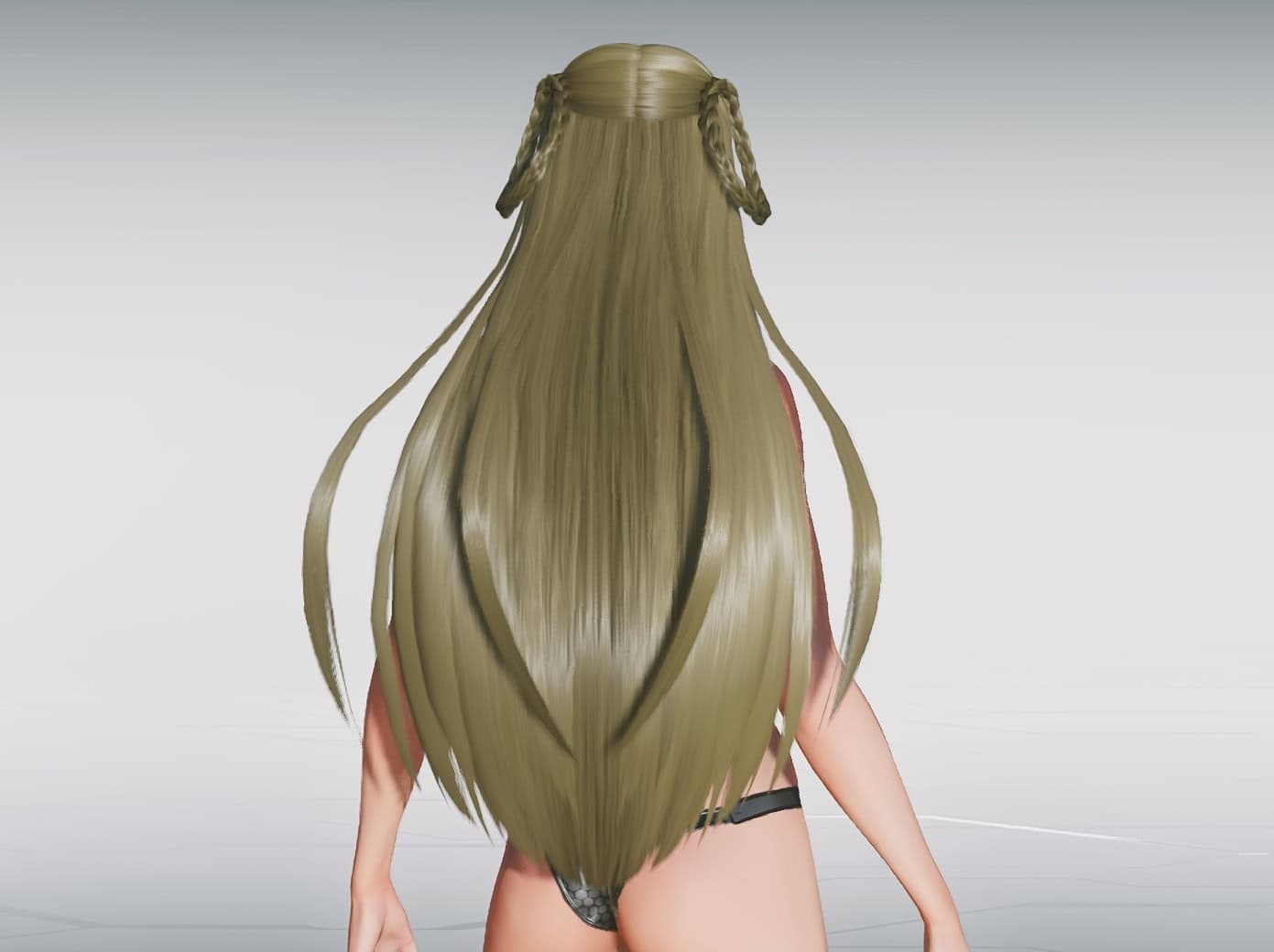 N-アネットヘアーのバック