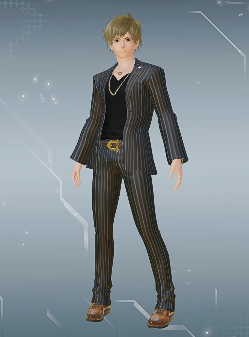 N-ストライプパンツ[Ba]