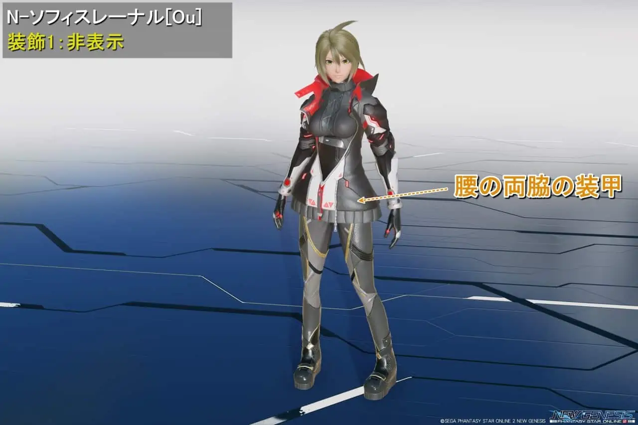 N-ソフィスレーナルOuの装飾：非表示