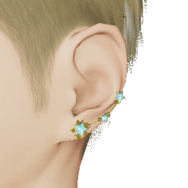 N-三連星ピアス