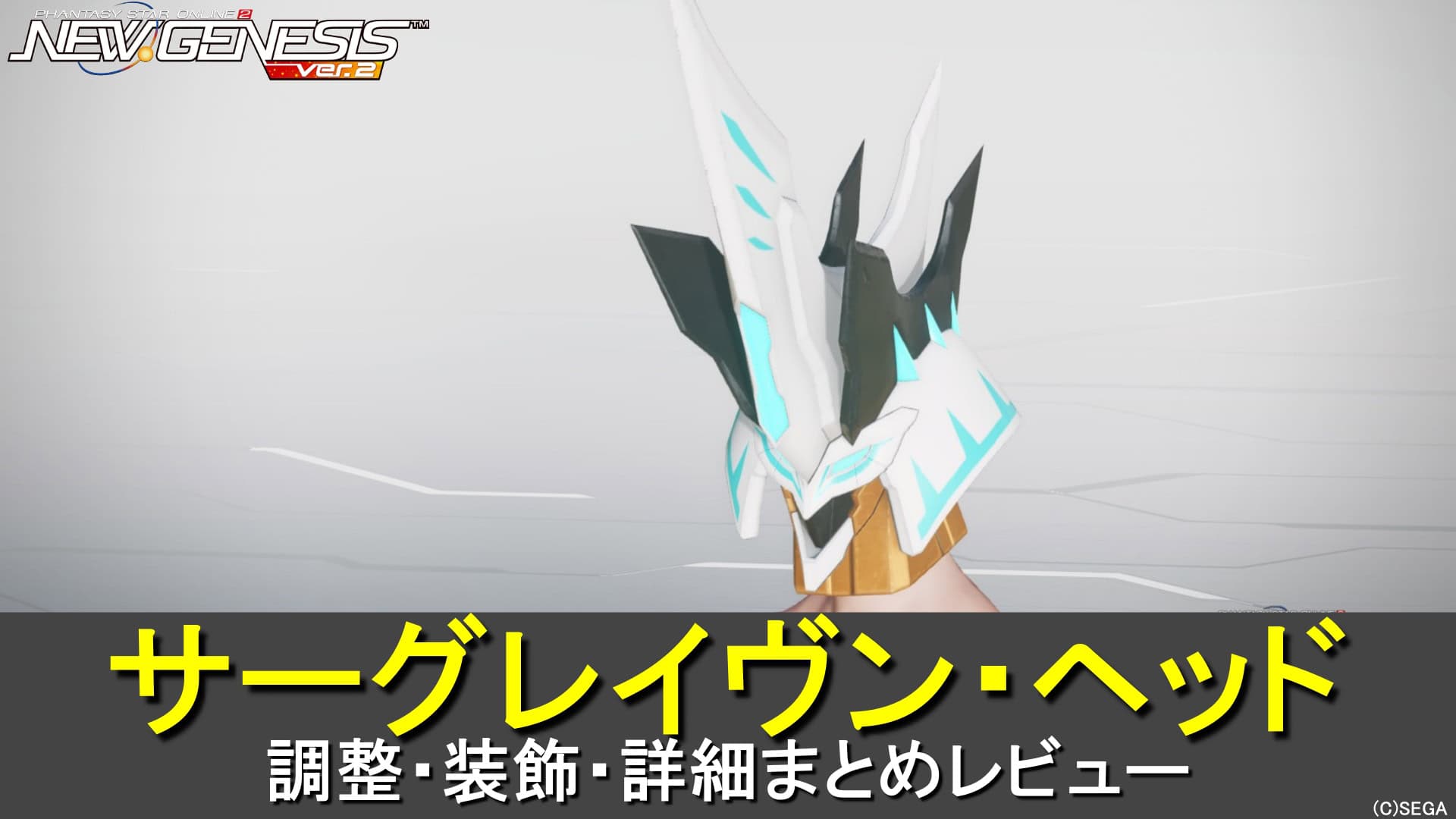 【PSO2NGS】サーグレイヴン・ヘッドの調整、装飾、レビューまとめ