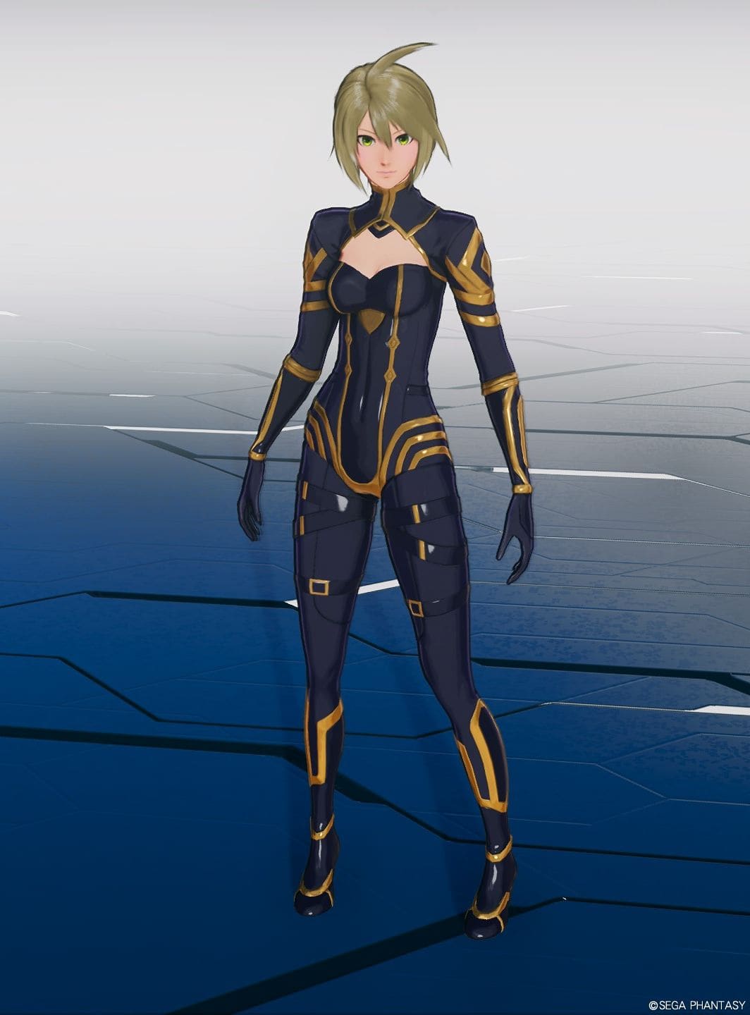アルファの服Seのトゥーン表示