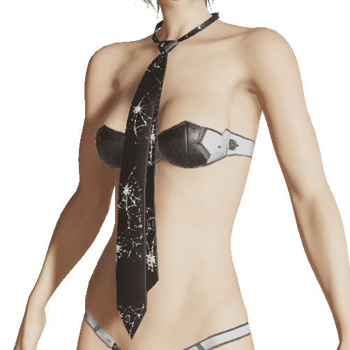 クモの巣ネクタイ