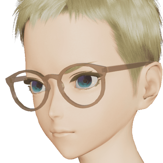 クリアフレームメガネ
