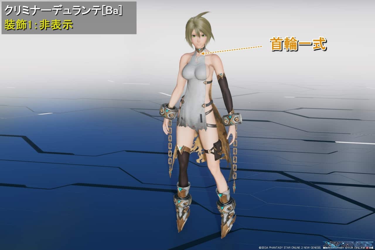 クリミナーデュランテBaの装飾1：非表示