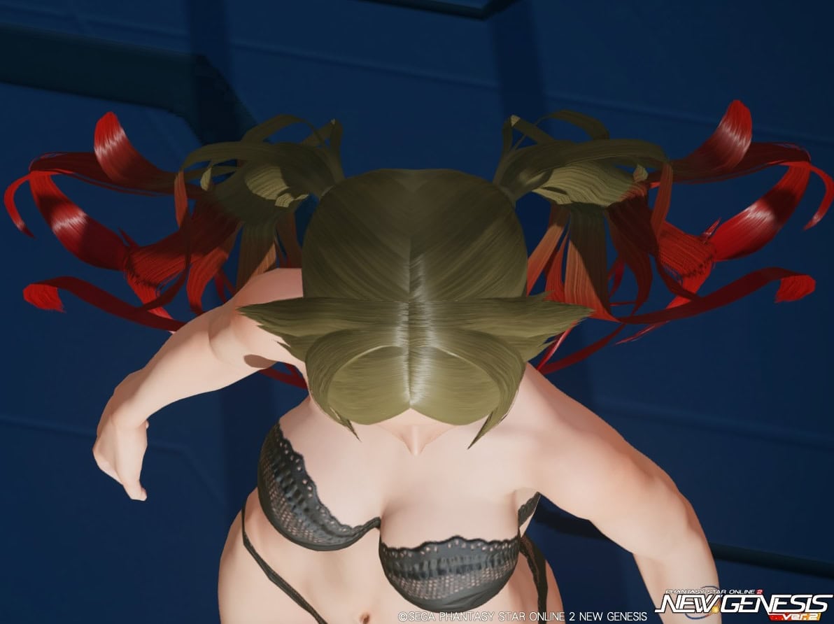 クーナC・歌姫ヘアーのトップビュー