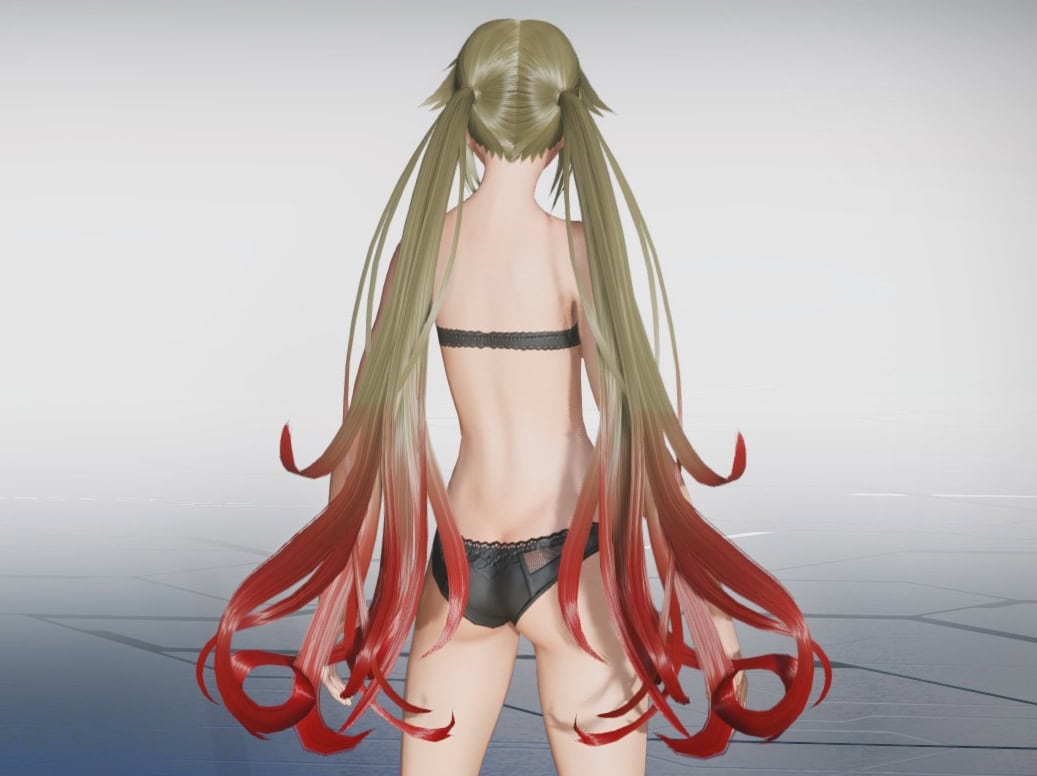 クーナC・歌姫ヘアーのバック