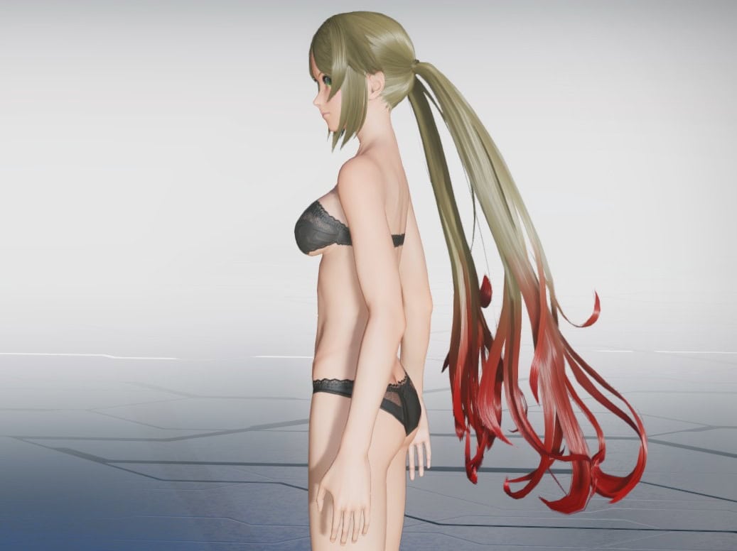 クーナC・歌姫ヘアーのレフト