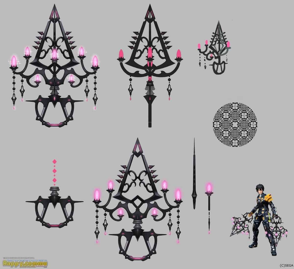 ゴルシカシリーズの公式設定イラスト