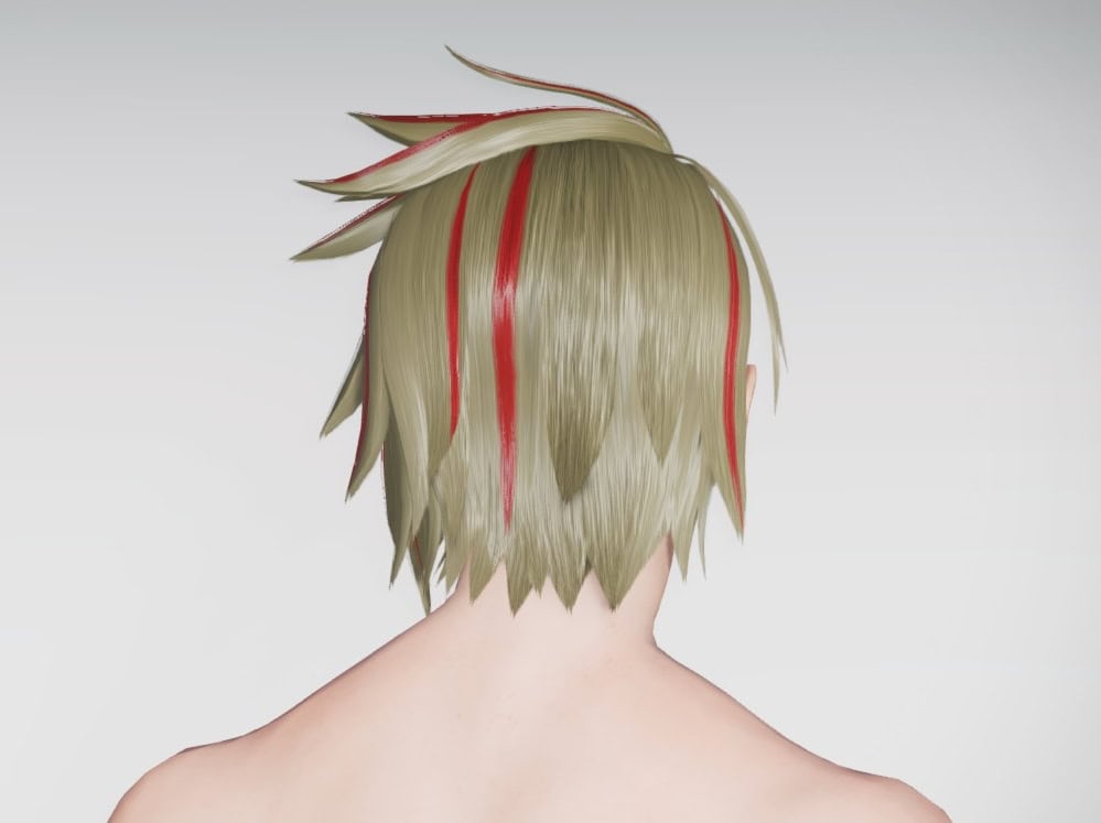 ジャスパー・アイドルヘアーのバック