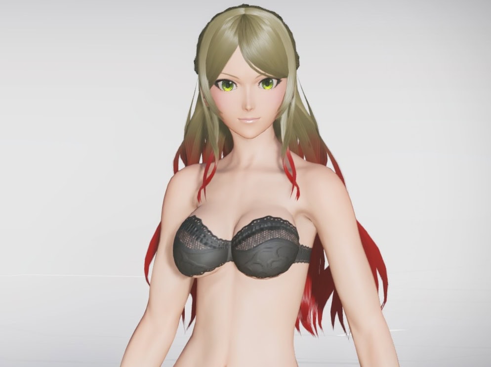 スウェットワンピヘアーのフロント