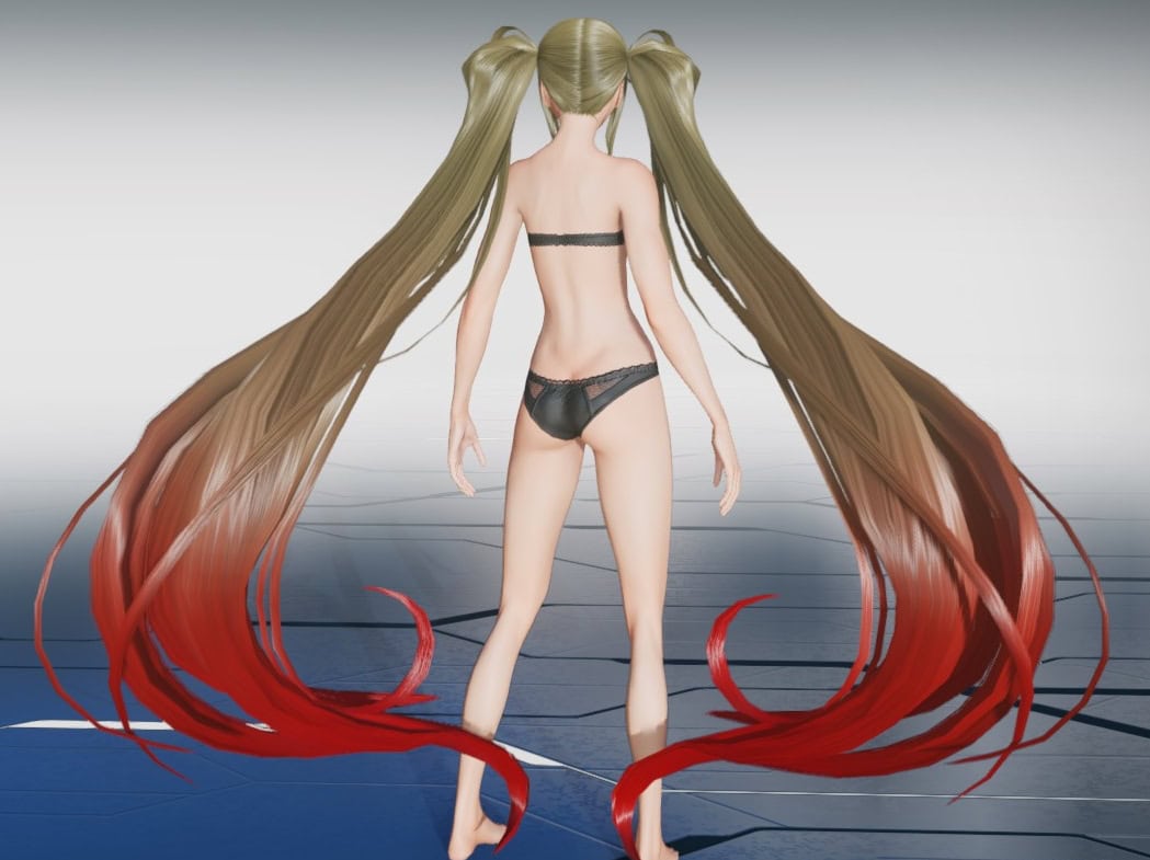 ステラC・歌姫ヘアーのバック