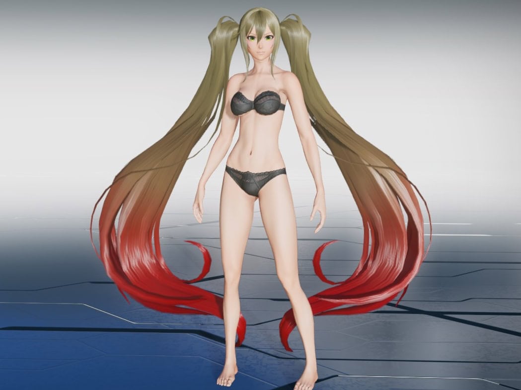 ステラC・歌姫ヘアーのフロント