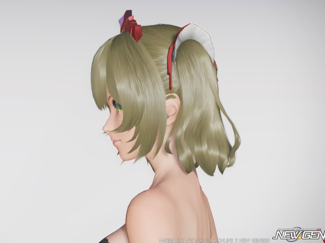 ソフィエラの髪型のレフト