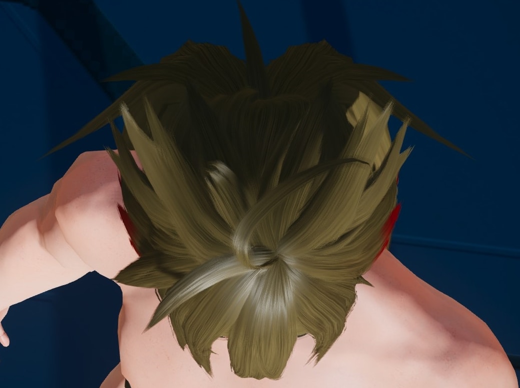 ディアブロヘアーのトップビュー