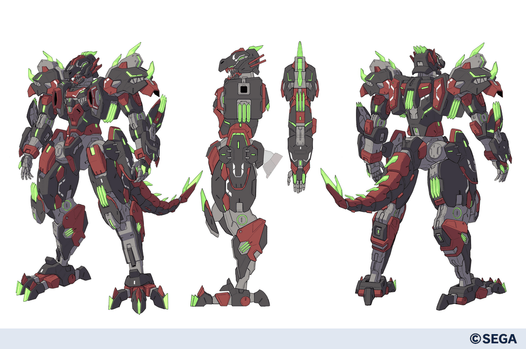 ディノレックスシリーズの公式イラスト