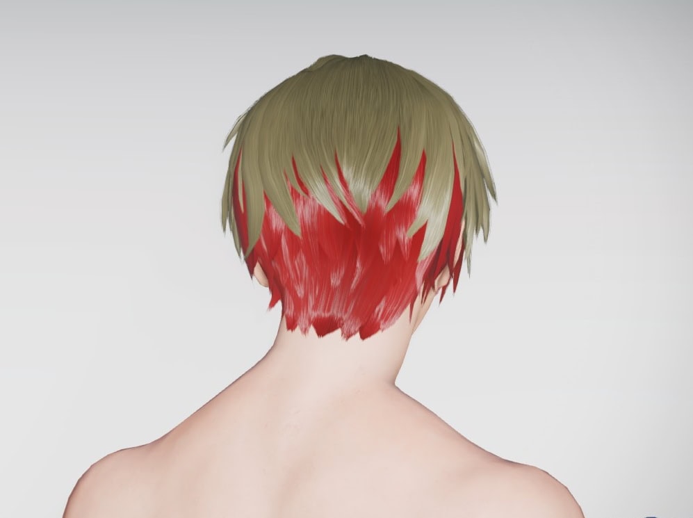 トイフルラインヘアーのバック