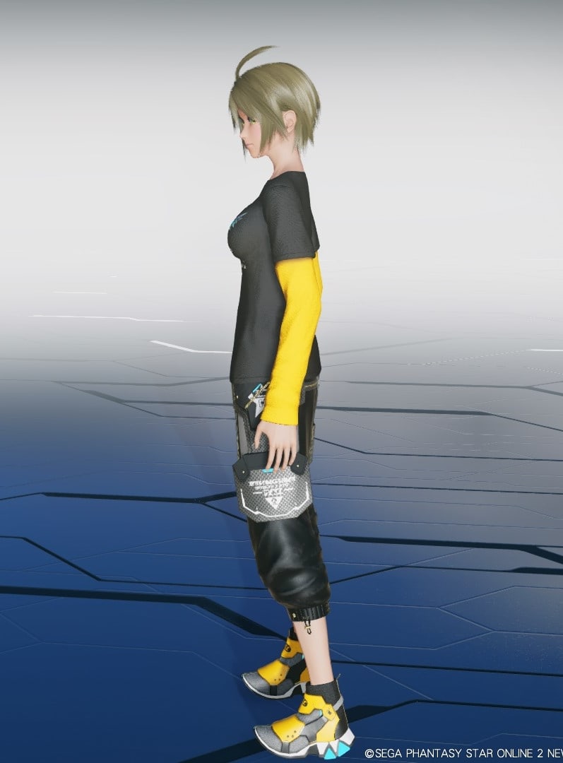 ドンキNGSシャツパンツT2Baのレフト