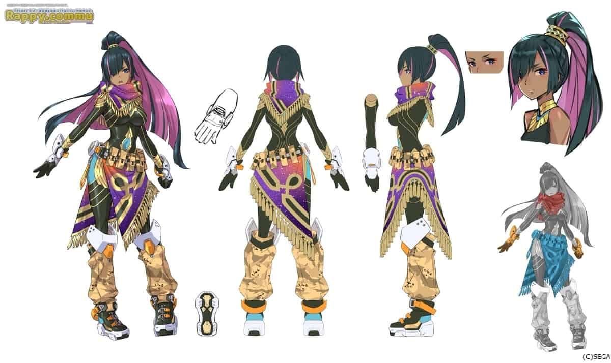 ナーデレフの公式設定イラスト