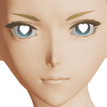 ハートハイライトコンタクト