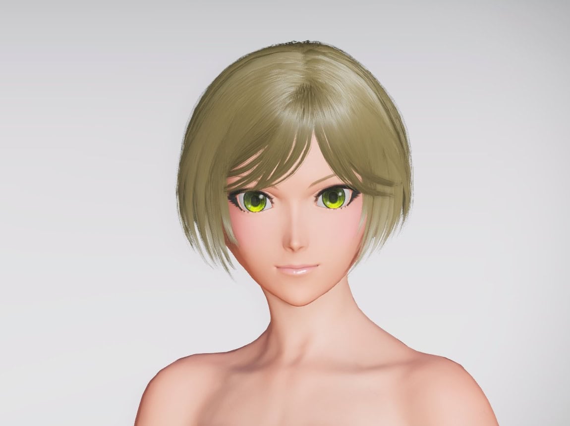 ビューティショートボブのフロント