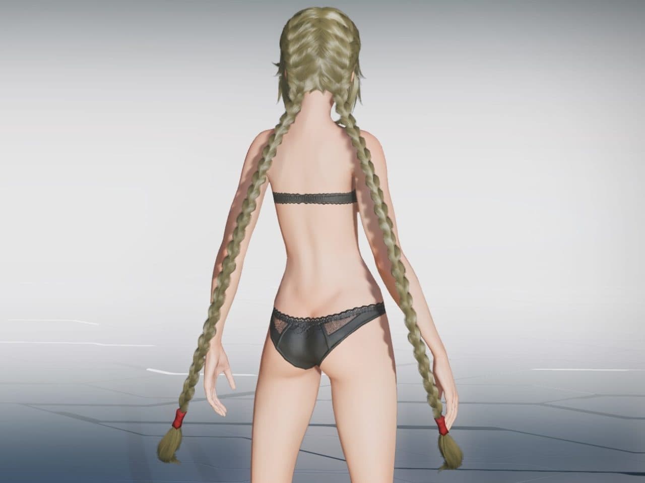 ブレグダンザヘアーのバック