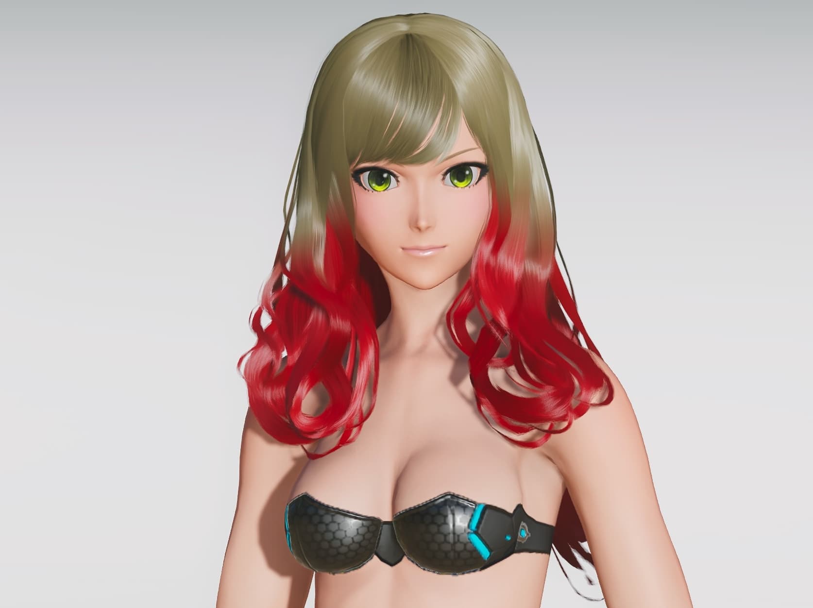 ユルフワウェーブヘアーのフロント