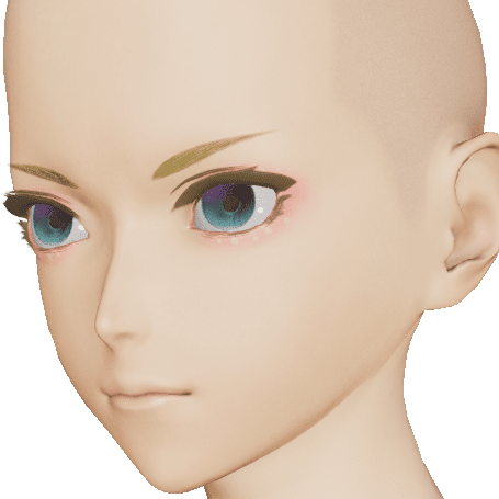 ラメカラーアイメイク／B