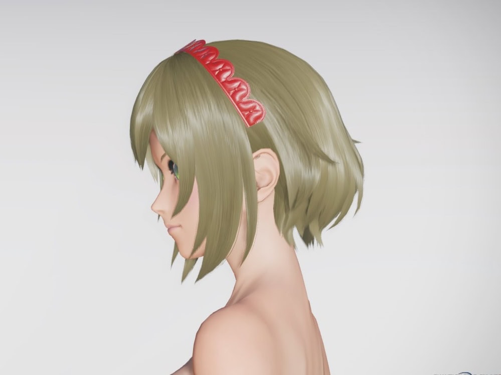 ルミティアの髪型のレフト