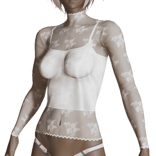 レースロングスリーブT2/B