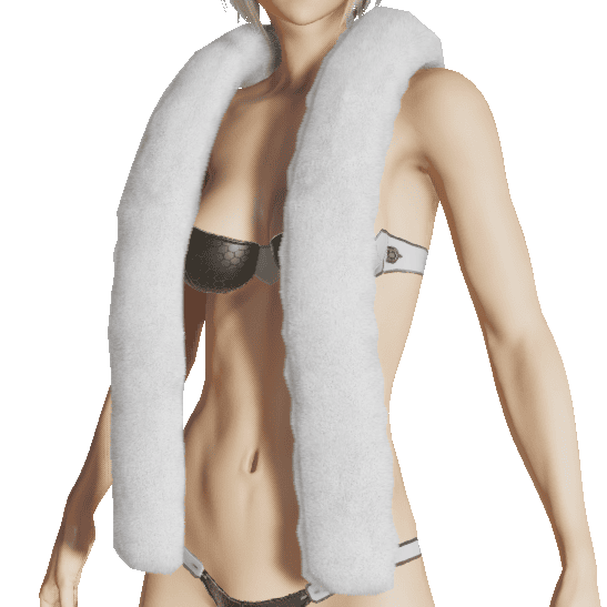 ロングファーマフラー