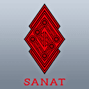 人工知能SANATステッカー