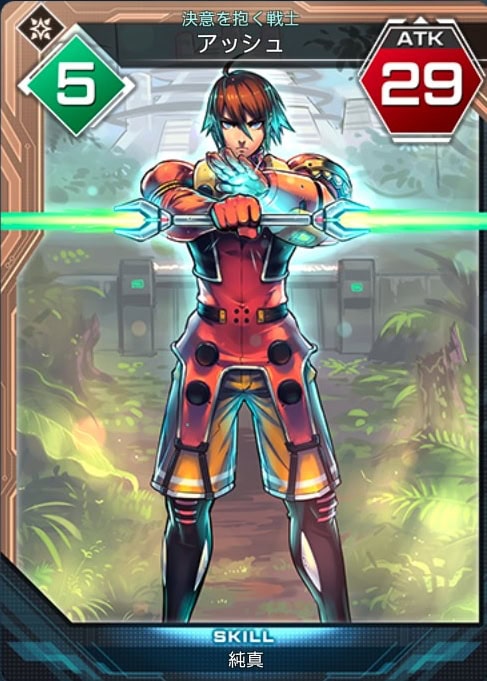 決意を抱く戦士　アッシュ